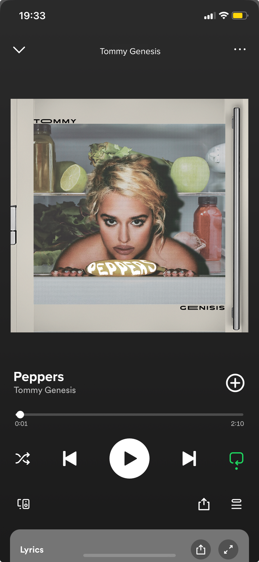 Tommy Genesis Peppers Spotify